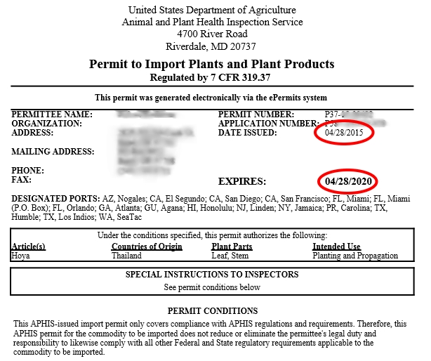 The guide to get the import permit in USA - GrogensGarden