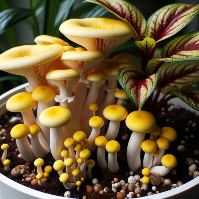 Mushrooms Grow on Houseplants