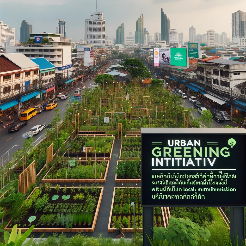 Urban Greening Initiative with Local Municipalities