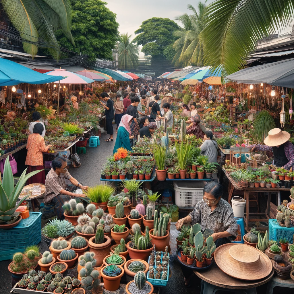 The Vibrant Chatuchak Plant Market