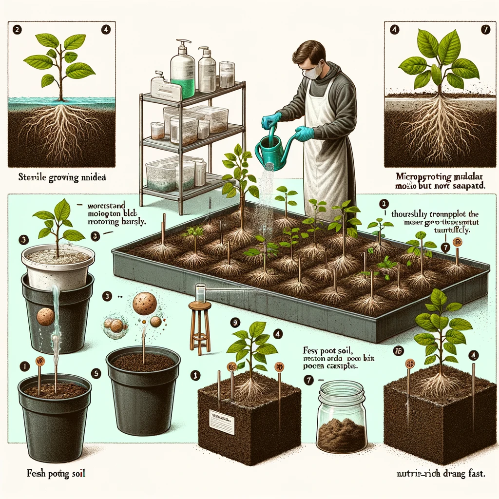 Repot Tissue Culture Plants